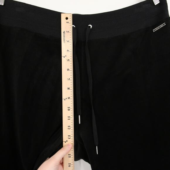 Calvin Klein Sweatpants Black Velvet Velour Super Soft Pull On Elastic Waist 1X - Picture 7 of 13